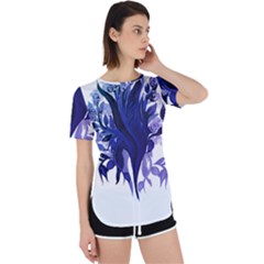 Abstract T- Shirt Blumer T- Shirt Perpetual Short Sleeve T-shirt