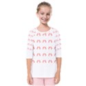 Abstract T- Shirt Cool Abstract Pattern Design T- Shirt Kids  Quarter Sleeve Raglan Tee View1