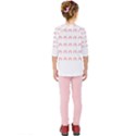 Abstract T- Shirt Cool Abstract Pattern Design T- Shirt Kids  Quarter Sleeve Raglan Tee View2