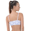 Abstract T- Shirt Honeycomb Pattern 6 Knot Up Bikini Top View2