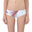 Abstract T- Shirt Pink Colorful Abstract Minimalism T- Shirt Classic Bikini Bottoms View1