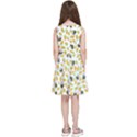 Art T- Shirt Brown Bunnies And Orange Carrots On Goldenrod Easter Pattern T- Shirt Kids  Skater Dress View4