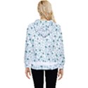 Art T- Shirt Pastel Blue Bunnies And Sky Blue Carrots On Cotton Candy Pink Easter Pattern T- Shirt Women s Lightweight Drawstring Hoodie View4