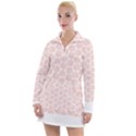 Basketball T- Shirt Basket Ball Pattern T- Shirt Women s Long Sleeve Casual Dress View1