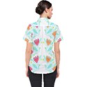 Batik T- Shirt Batik Flower Pattern 5 Women s Short Sleeve Shirt View2