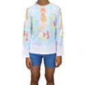 Bird Lover T- Shirtbird T- Shirt (13) Kids  Long Sleeve Swimwear View1