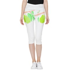 Bird Lover T- Shirtbird T- Shirt (37) Inside Out Lightweight Velour Capri Leggings 