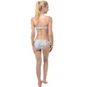 Birds Illustration T- Shirtbird T- Shirt (2) Twist Bandeau Bikini Set View2
