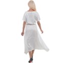 Birds Illustration T- Shirtbird T- Shirt (7) Cross Front Sharkbite Hem Maxi Dress View2