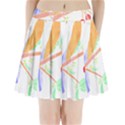 Birds Illustration T- Shirtbird T- Shirt (8) Pleated Mini Skirt View1