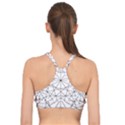 Black And White Pattern T- Shirt Black And White Pattern 8 Basic Training Sports Bra View2