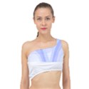 Blue Ridge Mountains T- Shirt Mountain Range T- Shirt Spliced Up Bikini Top  View1
