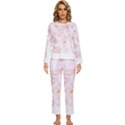 Botanical T- Shirt Botanical Birds Tropical T- Shirt Womens  Long Sleeve Lightweight Pajamas Set View1