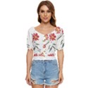 Botanical T- Shirt Botanical Graceful Chag T- Shirt Button up blouse View1