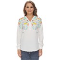 Butterfly Art T- Shirtbutterfly T- Shirt (2) Zip Up Long Sleeve Blouse View1