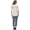 Butterfly Art T- Shirtbutterfly T- Shirt (2) Zip Up Long Sleeve Blouse View4