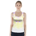 Butterfly Art T- Shirtbutterfly T- Shirt (4) Racer Back Sports Top View1
