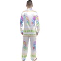 Butterfly Lover T- Shirtbutterfly T- Shirt Men s Long Sleeve Satin Pajamas Set View2
