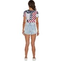 Camel Art T- Shirtcamel T- Shirt (9) V-Neck Crop Top View4