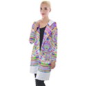 Circle T- Shirt Colourful Abstract Circle Design T- Shirt Hooded Pocket Cardigan View1