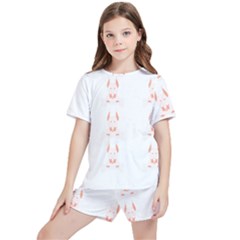 Doberman Pinscher T- Shirt Doberman Pinscher Dog Pattern T- Shirt Kids  Tee And Sports Shorts Set
