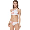 Dog And Cat Lover Pattern T- Shirtdog And Cat Lover Pattern T- Shirt Banded Triangle Bikini Set View1