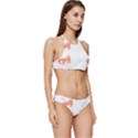 Dog And Cat Lover Pattern T- Shirtdog And Cat Lover Pattern T- Shirt Banded Triangle Bikini Set View3