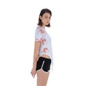 Dog And Cat Pattern T- Shirtdog And Cat Lover Pattern T- Shirt Asymmetrical Short Sleeve Sports Tee View3