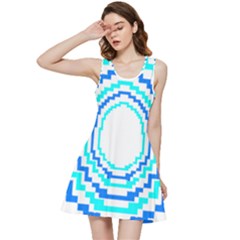 Easter Eggs T- Shirt Easter Egg Design T- Shirt Inside Out Racerback Dress