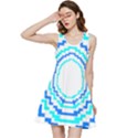 Easter Eggs T- Shirt Easter Egg Design T- Shirt Inside Out Racerback Dress View3