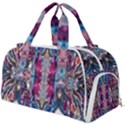 Abstract Blend Repeats Burner Gym Duffel Bag View1