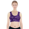 Purple Scales! Sports Bra With Pocket View1