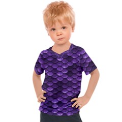 Purple Scales! Kids  Sports Tee