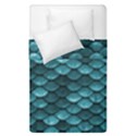 Teal Scales! Duvet Cover Double Side (Single Size) View1