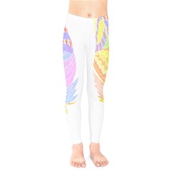 Feathers Design T- Shirtfeathers T- Shirt (3) Kids  Leggings