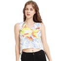 Fishing Lover T- Shirtfish T- Shirt (1) V-Neck Cropped Tank Top View1