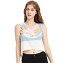 Fishing Lover T- Shirtfish T- Shirt (8) V-Neck Cropped Tank Top View1