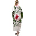 Hawaii T- Shirt Hawaii Blood Flower Garden T- Shirt Maxi Velour Kimono View2