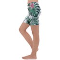 Hawaii T- Shirt Hawaii Coral Flower Fashion T- Shirt Kids  Lightweight Velour Capri Yoga Leggings View2
