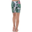 Hawaii T- Shirt Hawaii Coral Flower Fashion T- Shirt Kids  Lightweight Velour Capri Yoga Leggings View4