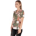 Hawaii T- Shirt Hawaii Hello Modern T- Shirt Women s V-Neck Scrub Top View2