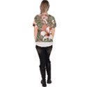 Hawaii T- Shirt Hawaii Hello Modern T- Shirt Women s V-Neck Scrub Top View4