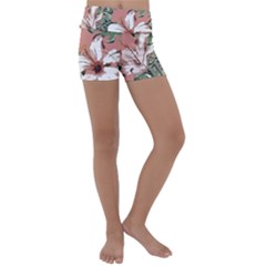 Hawaii T- Shirt Hawaii Hello Modern T- Shirt Kids  Lightweight Velour Yoga Shorts