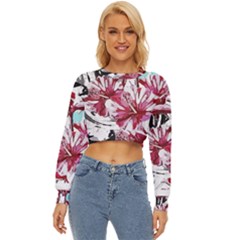 Hawaii T- Shirt Hawaii Indian Flower Modern T- Shirt Lightweight Long Sleeve Sweatshirt