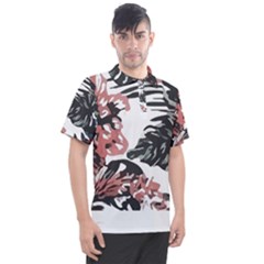 Hawaii T- Shirt Hawaii Krying Doors Pattern T- Shirt Men s Polo Tee