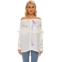 Hawaii T- Shirt Hawaii Summer Creative T- Shirt Off Shoulder Chiffon Pocket Shirt