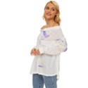 Hawaii T- Shirt Hawaii Summer Creative T- Shirt Off Shoulder Chiffon Pocket Shirt View2