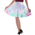 Hawaii T- Shirt Hawaii Umbelifloral Pattern T- Shirt A-line Skater Skirt View2