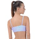 Hypnotic T- Shirt Hypnotize Royal Purple T- Shirt Knot Up Bikini Top View2