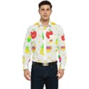 Kawaii Doodle T- Shirt Kawaii Doodle Food Illustration T- Shirt Men s Long Sleeve Pocket Shirt  View1